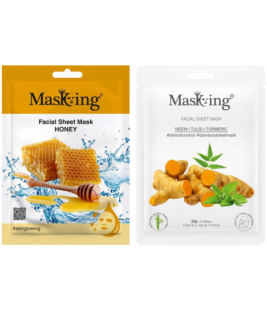     			Masking - Skin Brightening Sheet Mask for All Skin Type ( Pack of 2 )