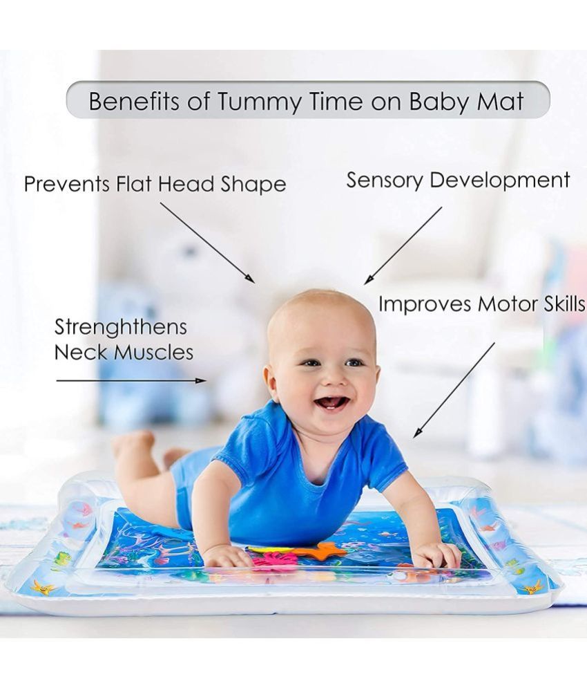PLUSPOINT Tummy time Water Play mat Baby and Toddlers Perfect Fun time