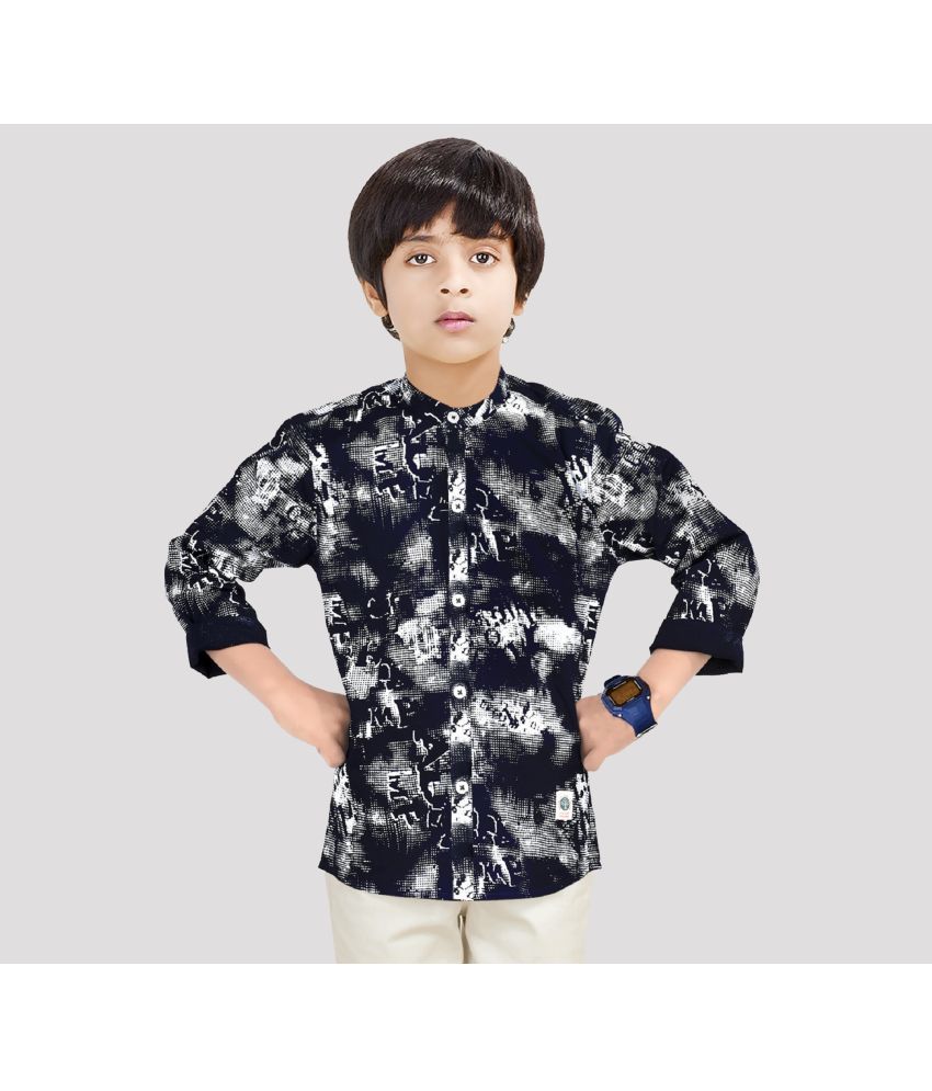     			Made In The Shade 100% Cotton Boys Full Sleeve Shirt