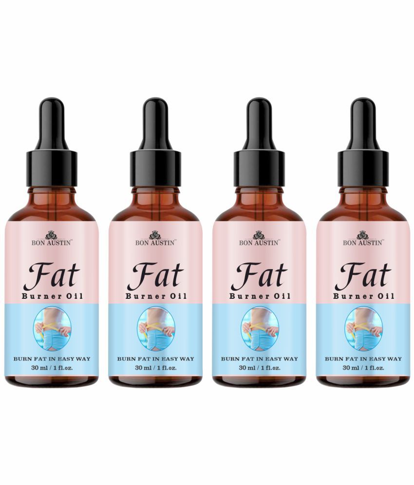     			Bon Austin Fat Loss Oil For Thighs, Waist Shaping & Firming Oil 120 mL Pack of 4