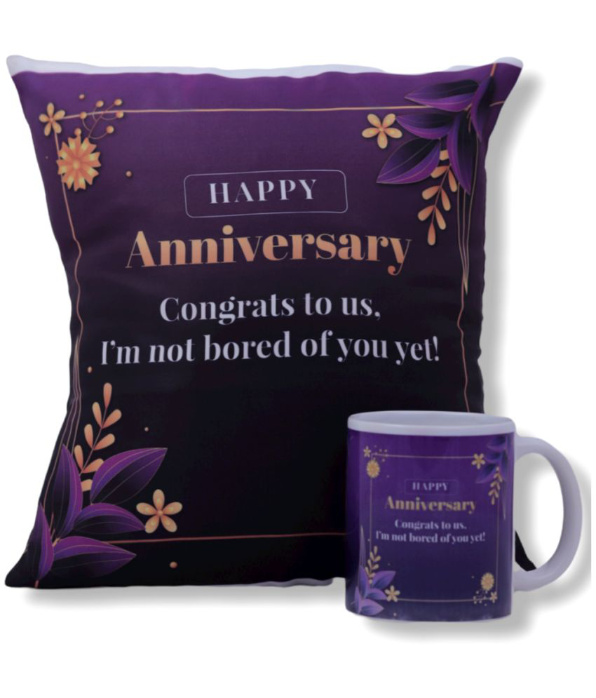     			Ros - Purple Gifting Printed Cushion