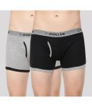 Pack of 2 Dollar Bigboss Assorted Solid Cotton Blend Men Trunk