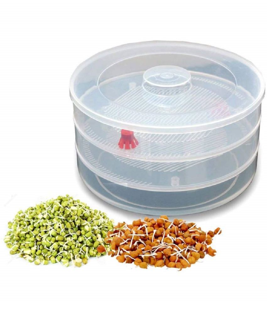 KIKART Plastic 3 Compartment Sprout Maker: Buy Online at Best Price in ...