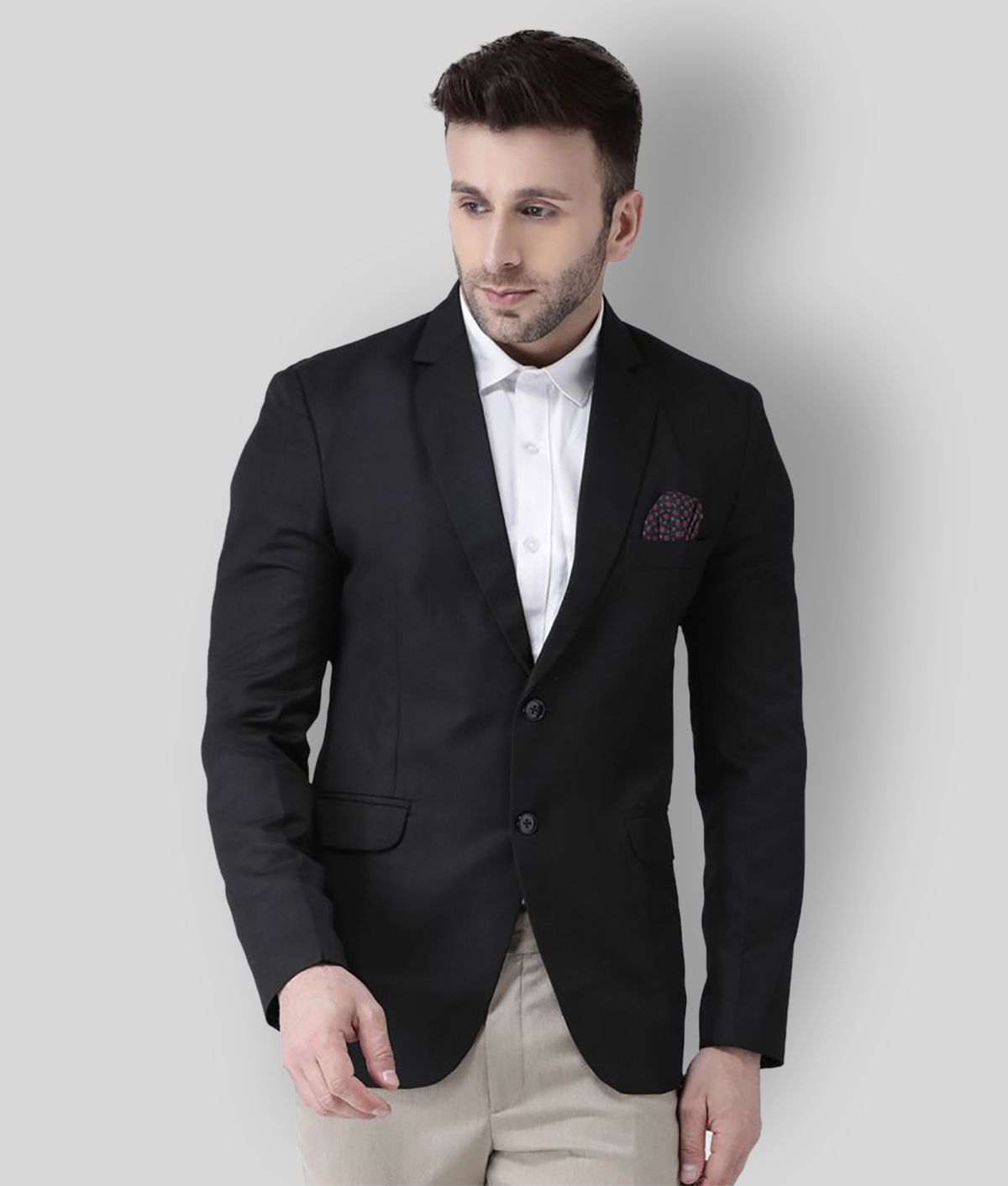     			Hangup - Black Polyester Regular Fit Men's Blazer ( Pack of 1 )