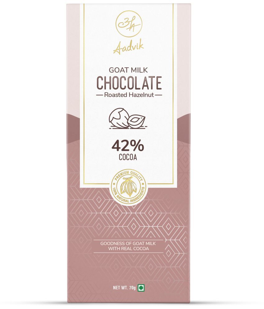     			Aadvik Goat Milk Chocolate Roasted Hazelnut Milk Chocolate 70 g