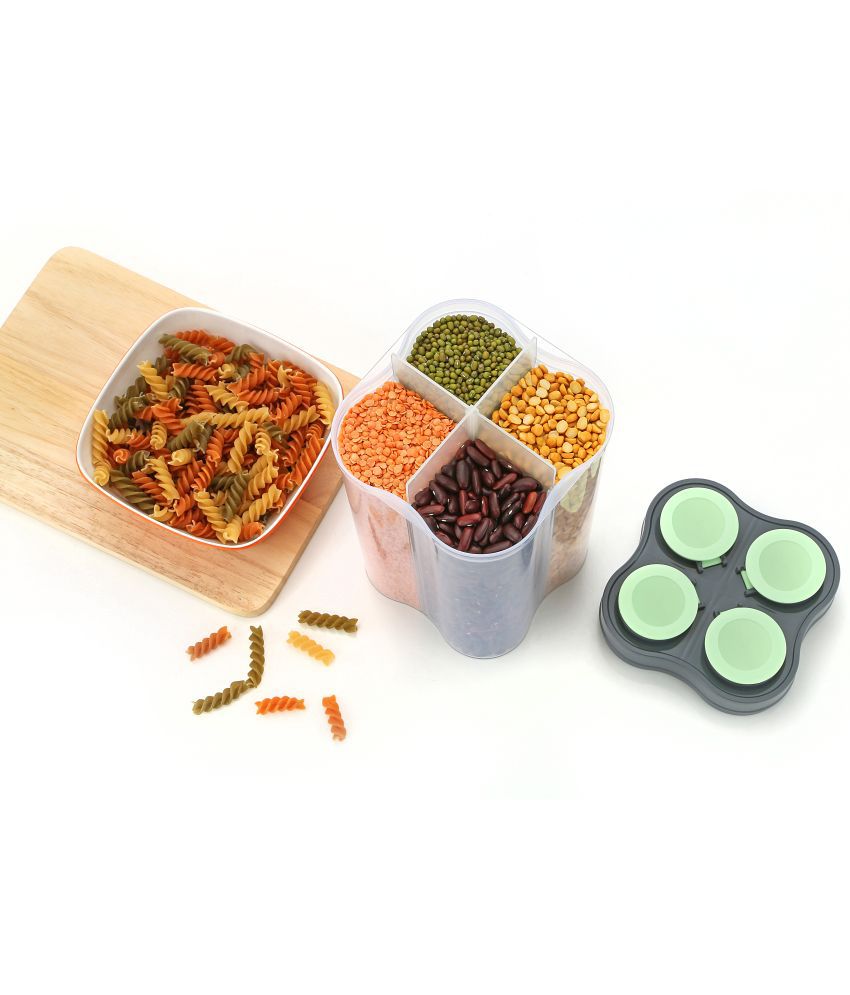     			Analog kitchenware - Green Polyproplene Food Container ( Pack of 1 )