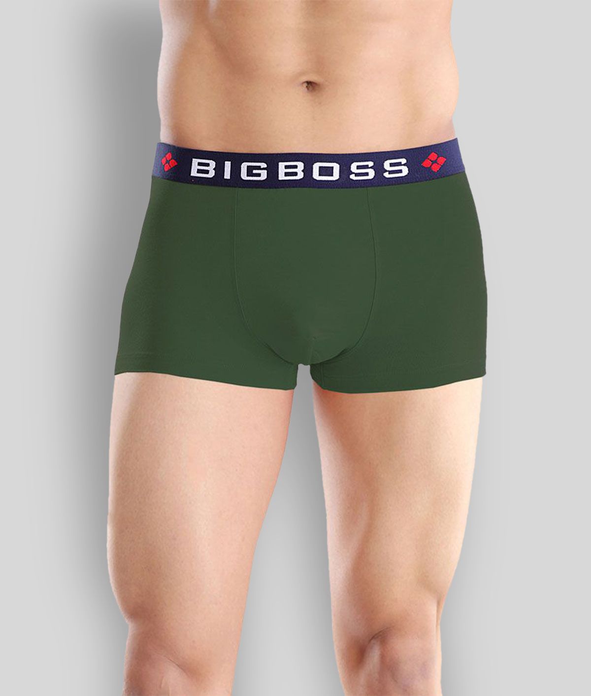     			Pack of 1 Dollar Bigboss - Green Cotton Men's Trunks