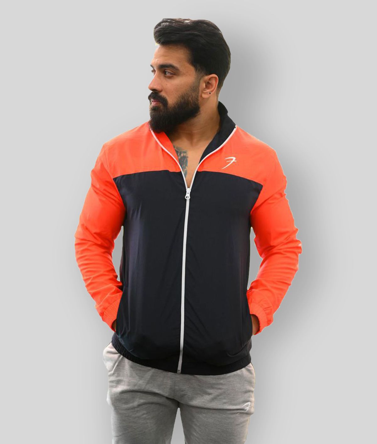 Fuaark Orange Polyester Jacket Single Pack