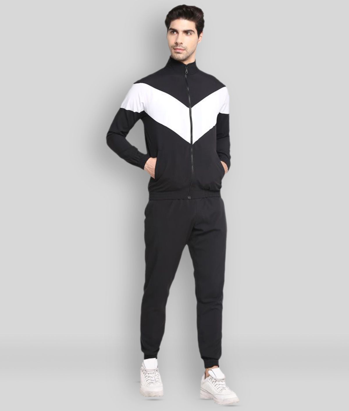    			OFF LIMITS - Multicolor Polyester Regular Fit Colorblock Men's Sports Tracksuit ( Pack of 1 )