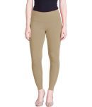 Lux Lyra - Beige Cotton Women's Leggings ( Pack of 1 )