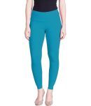 Lux Lyra - Blue Cotton Women's Leggings ( Pack of 1 )