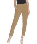 Lux Lyra - Camel Cotton Women's Leggings ( Pack of 1 )