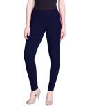 Lux Lyra - Navy Blue Cotton Women's Leggings ( Pack of 1 )