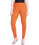 Lux Lyra - Orange Cotton Women's Leggings ( Pack of 1 )