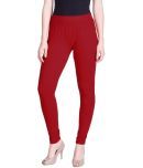 Lux Lyra - Red Cotton Women's Leggings ( Pack of 1 )