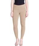 Lux Lyra - Tan Cotton Women's Leggings ( Pack of 1 )