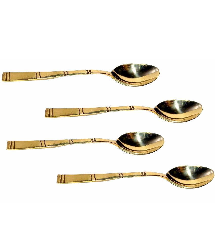     			A & H ENTERPRISES - Brass Brass Table Spoon ( Pack of 4 )