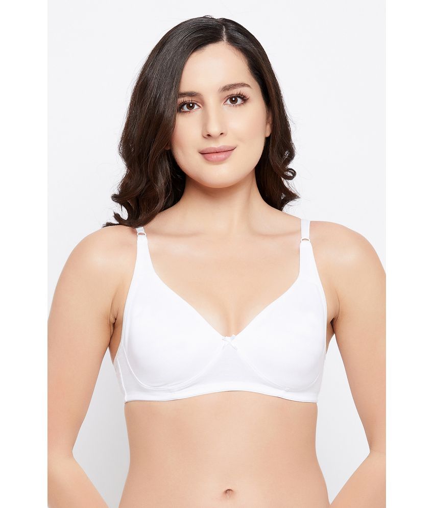     			Clovia Cotton Non Padded Women's T-Shirt Bra ( White )