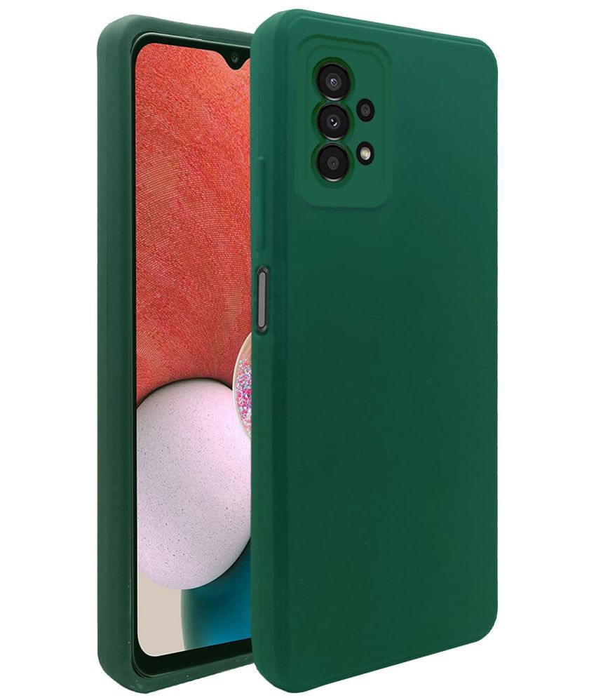    			Doyen Creations - Green Silicon Silicon Soft cases Compatible For Samsung Galaxy A13 4g ( Pack of 1 )