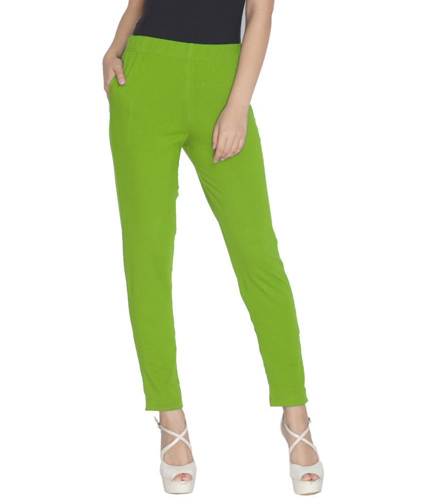     			Lux Lyra - Fluorescent Green Cotton Women's Leggings ( Pack of 1 )
