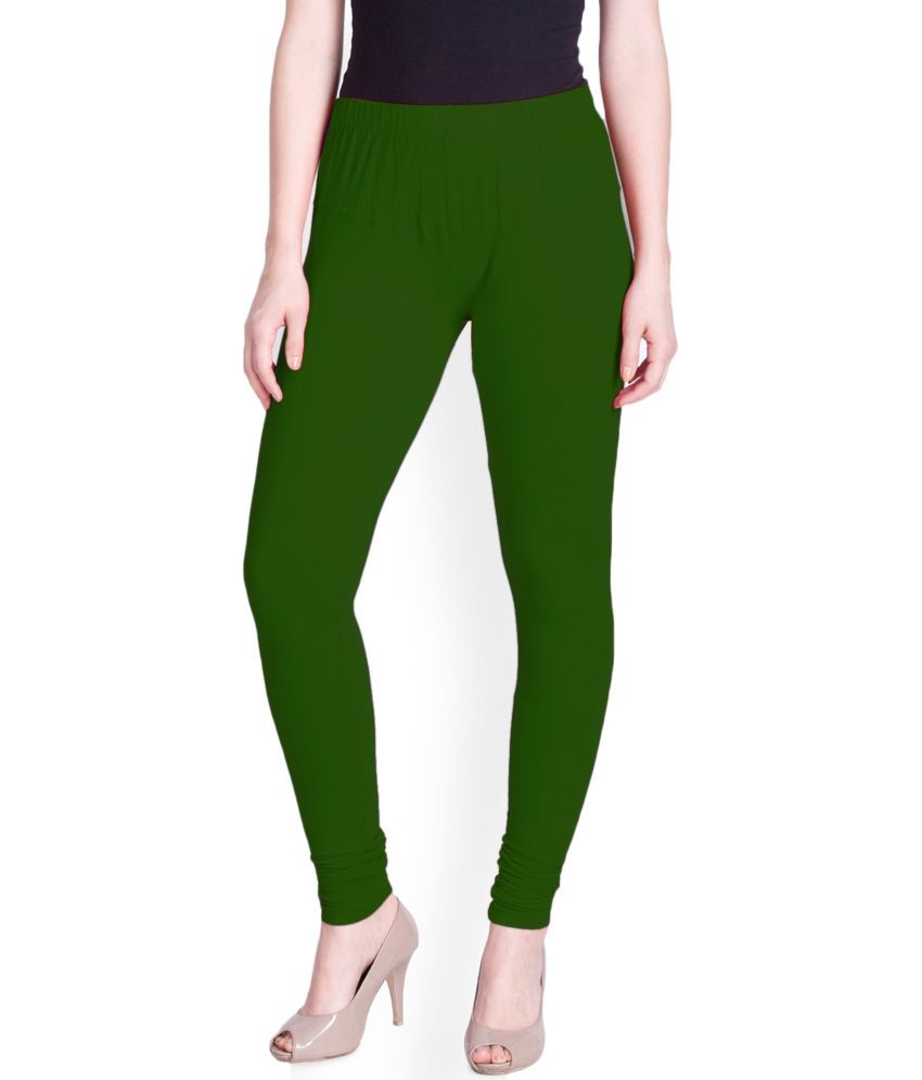     			Lux Lyra - Green Cotton Women's Leggings ( Pack of 1 )