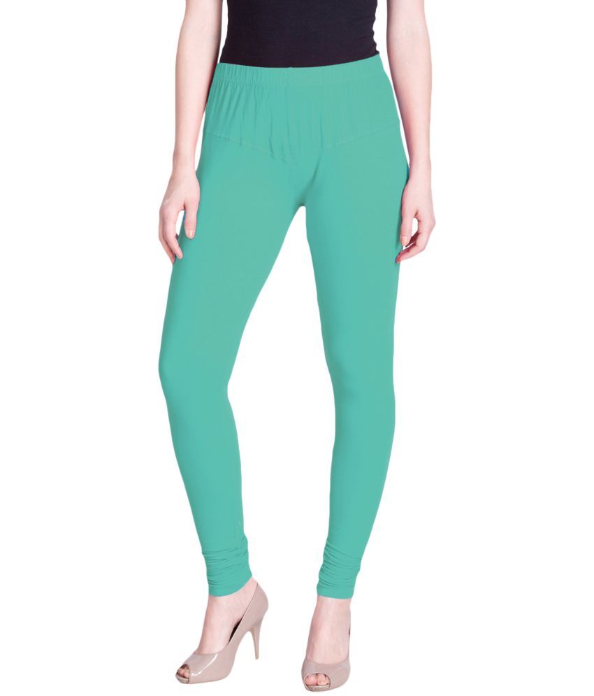     			Lux Lyra - Green Cotton Women's Leggings ( Pack of 1 )