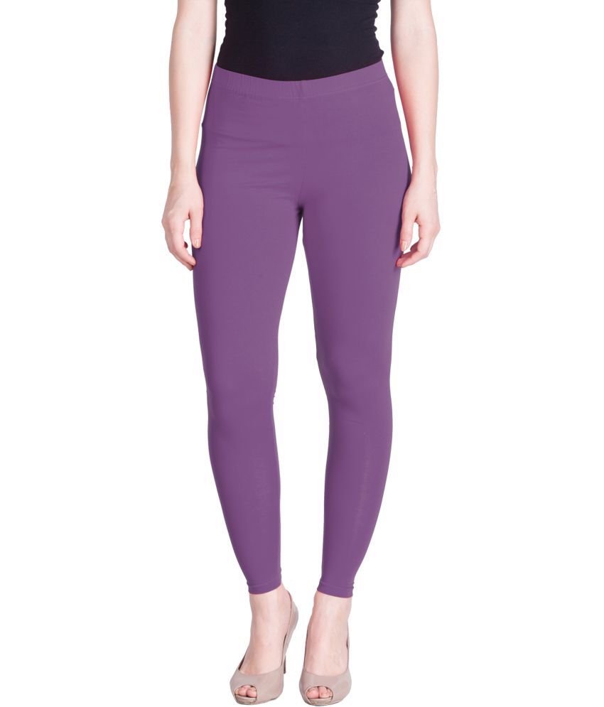     			Lux Lyra - Lavender Cotton Women's Leggings ( Pack of 1 )