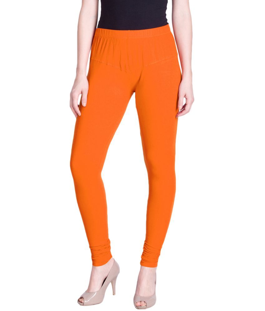     			Lux Lyra - Orange Cotton Women's Leggings ( Pack of 1 )