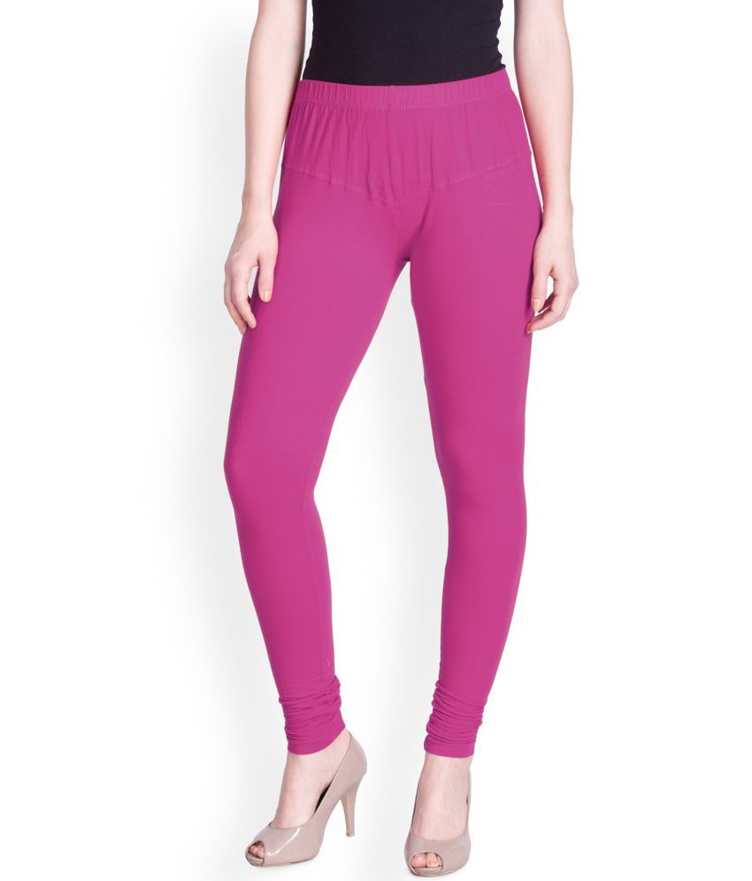     			Lux Lyra - Pink Cotton Women's Leggings ( Pack of 1 )