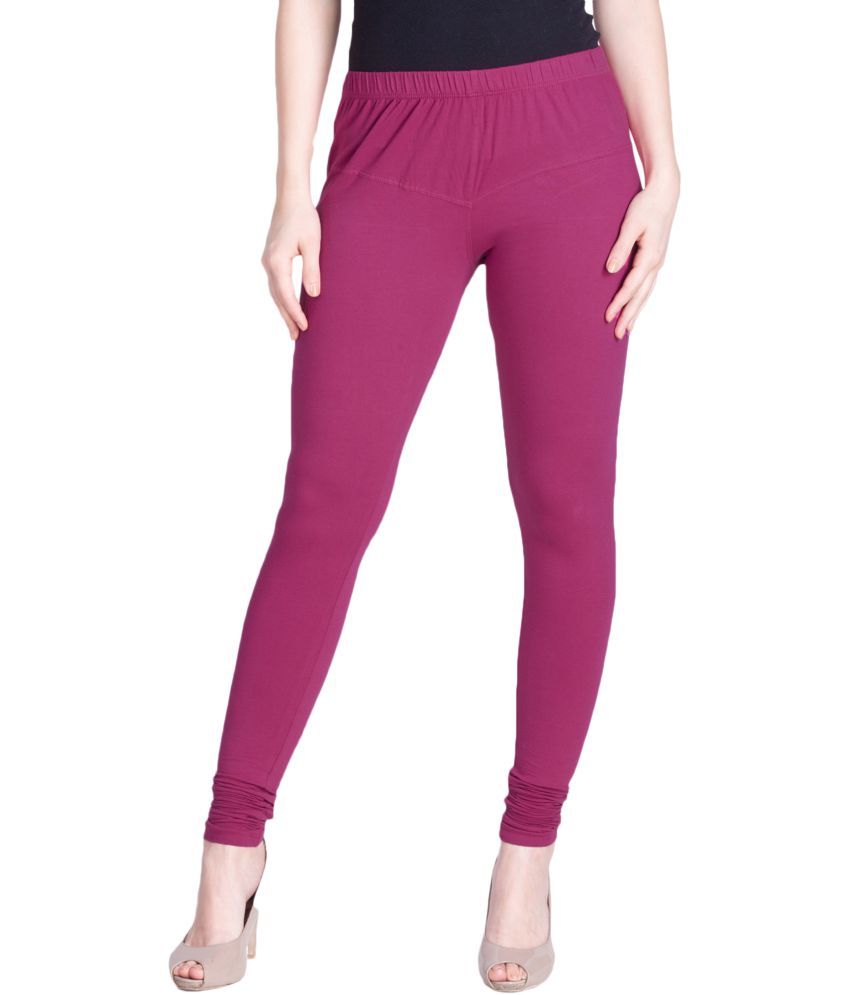     			Lux Lyra - Pink Cotton Women's Leggings ( Pack of 1 )