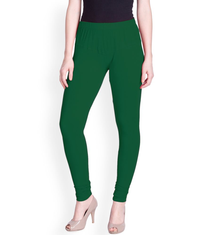     			Lux Lyra - Sea Green Cotton Women's Leggings ( Pack of 1 )