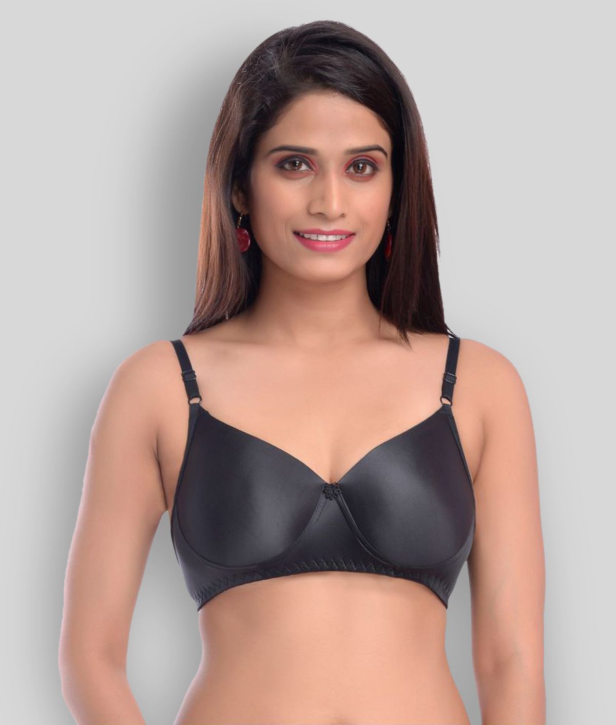     			Viral Girl Lycra T-Shirt Bra - Black