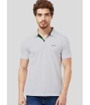 TAB91 - Grey Polyester Regular Fit Men's Polo T Shirt ( Pack of 1 )