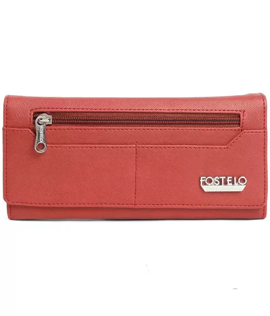 Fostelo Red Faux Leather Purse SDL803095818 1 8ab72