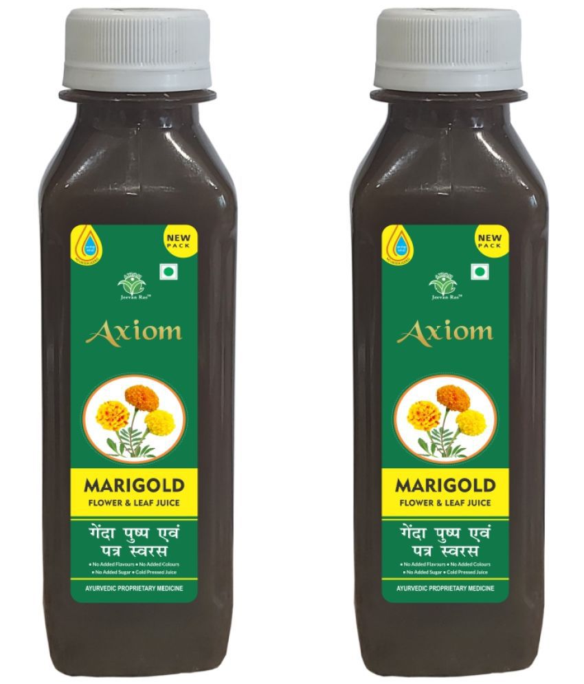     			Axiom_Ayurveda Marigold Juice pack of 2 |100% Natural WHO-GLP,GMP,ISO Certified Product