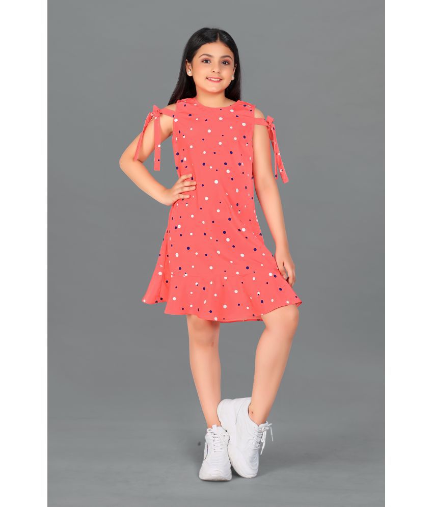     			Fashion Dream - Pink Polyester Girls Shift Dress ( Pack of 1 )