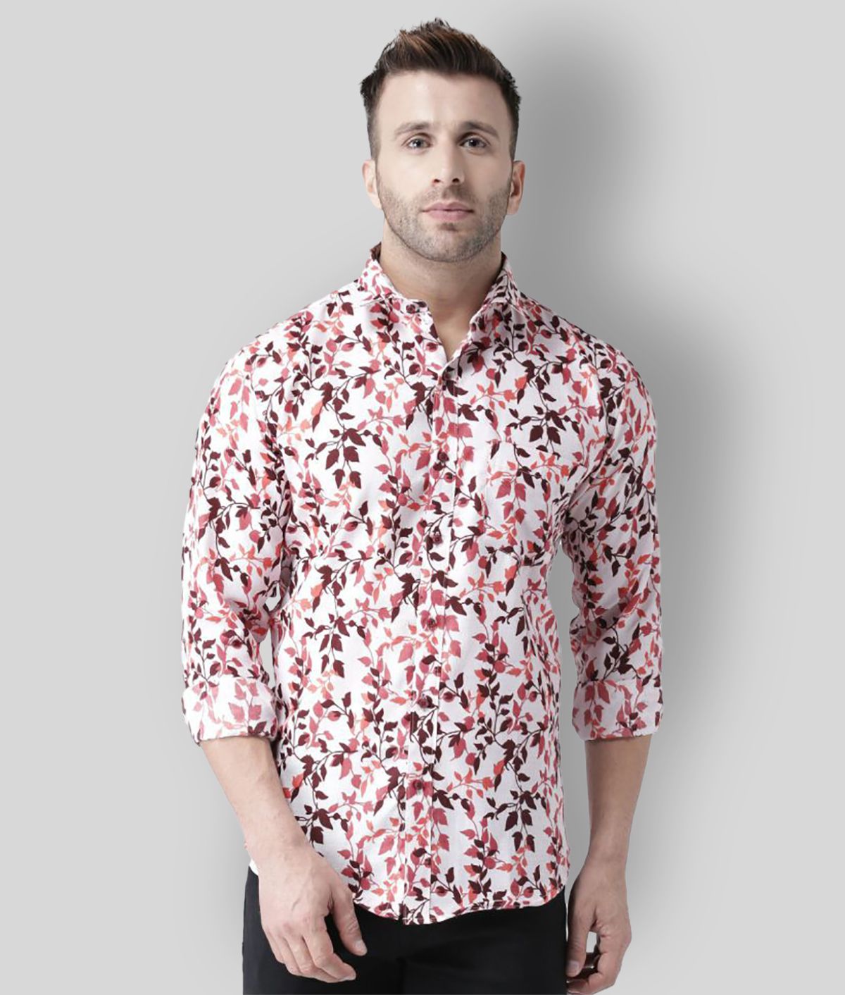     			Hangup - Multicolor Cotton Blend Regular Fit Men's Casual Shirt ( Pack of 1 )