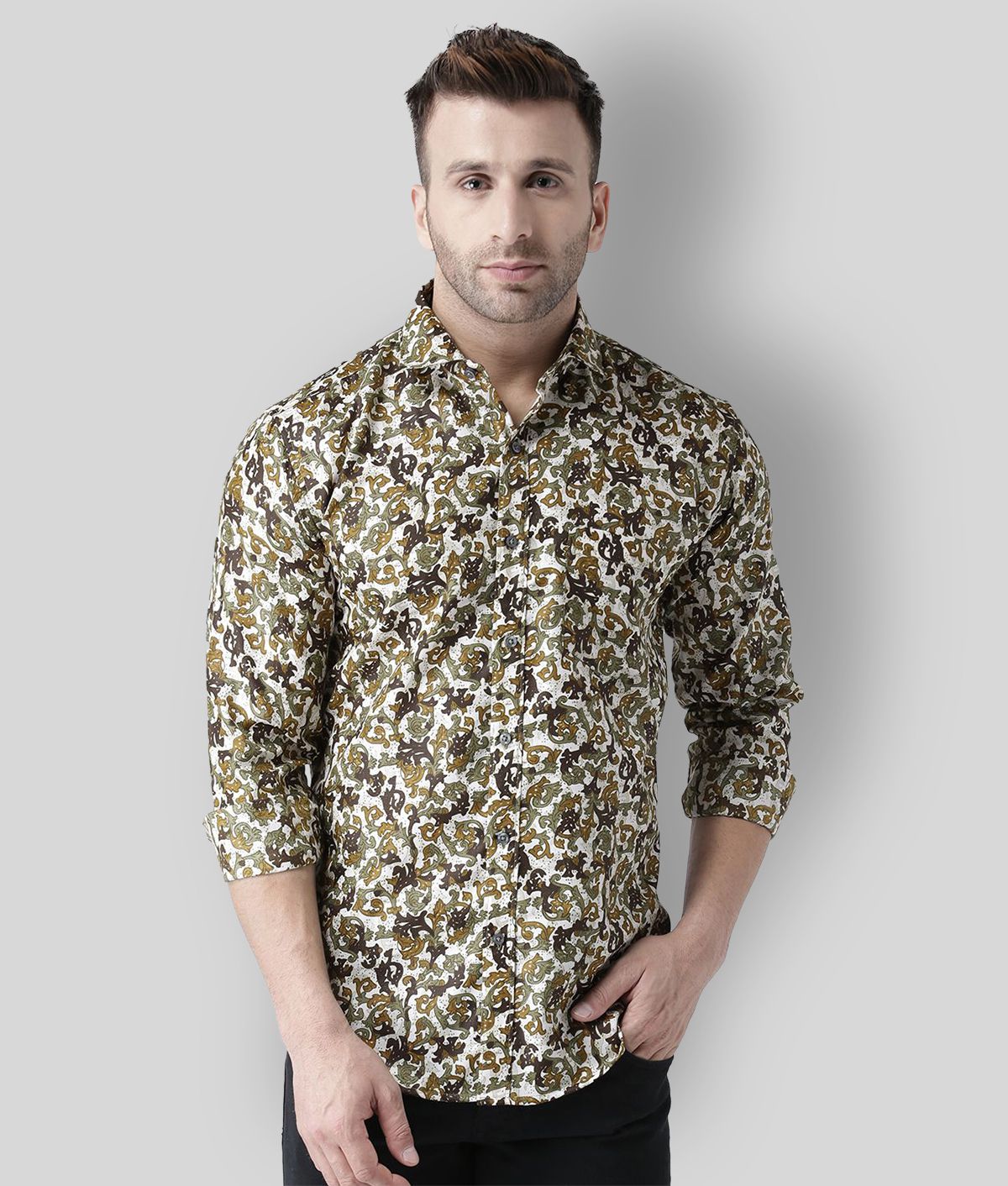     			Hangup - Multicolor Cotton Slim Fit Men's Casual Shirt ( Pack of 1 )