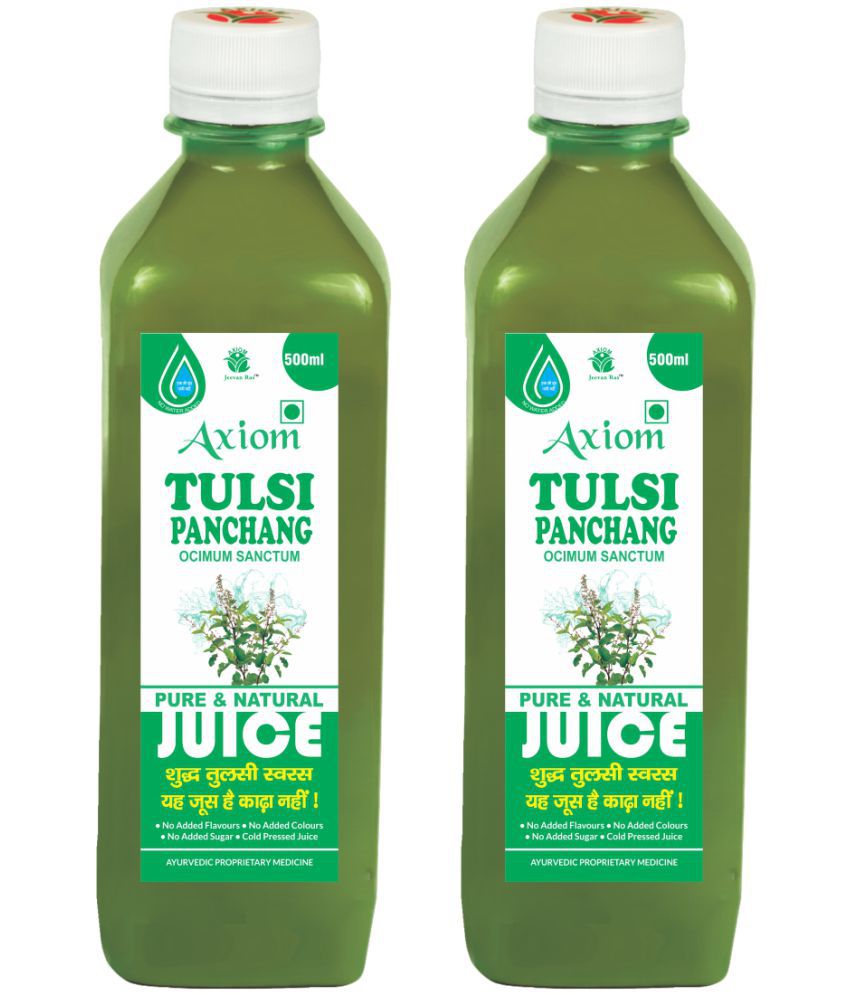     			Axiom Tulsi Juice 500ml (Pack of 2) |100% Natural WHO-GLP,GMP,ISO Certified Product