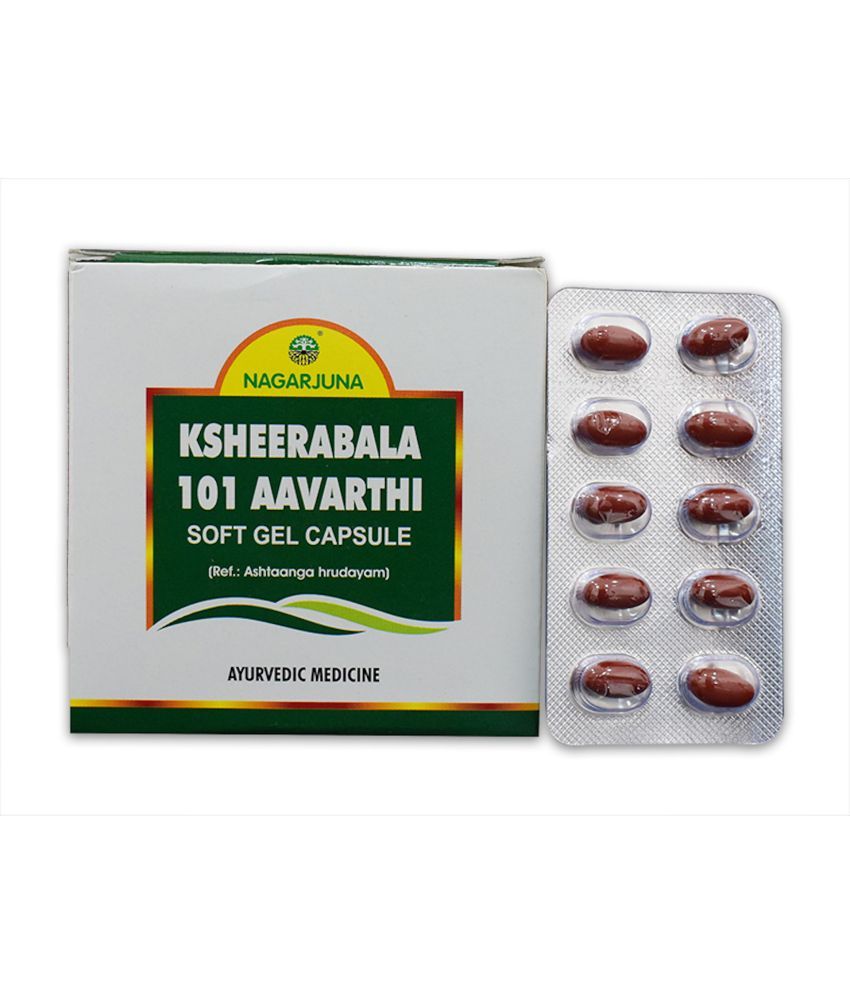     			NAGARJUNA KSHEERABALA 101 AAVARTHI  CAPSULE ( PACK OF 3)