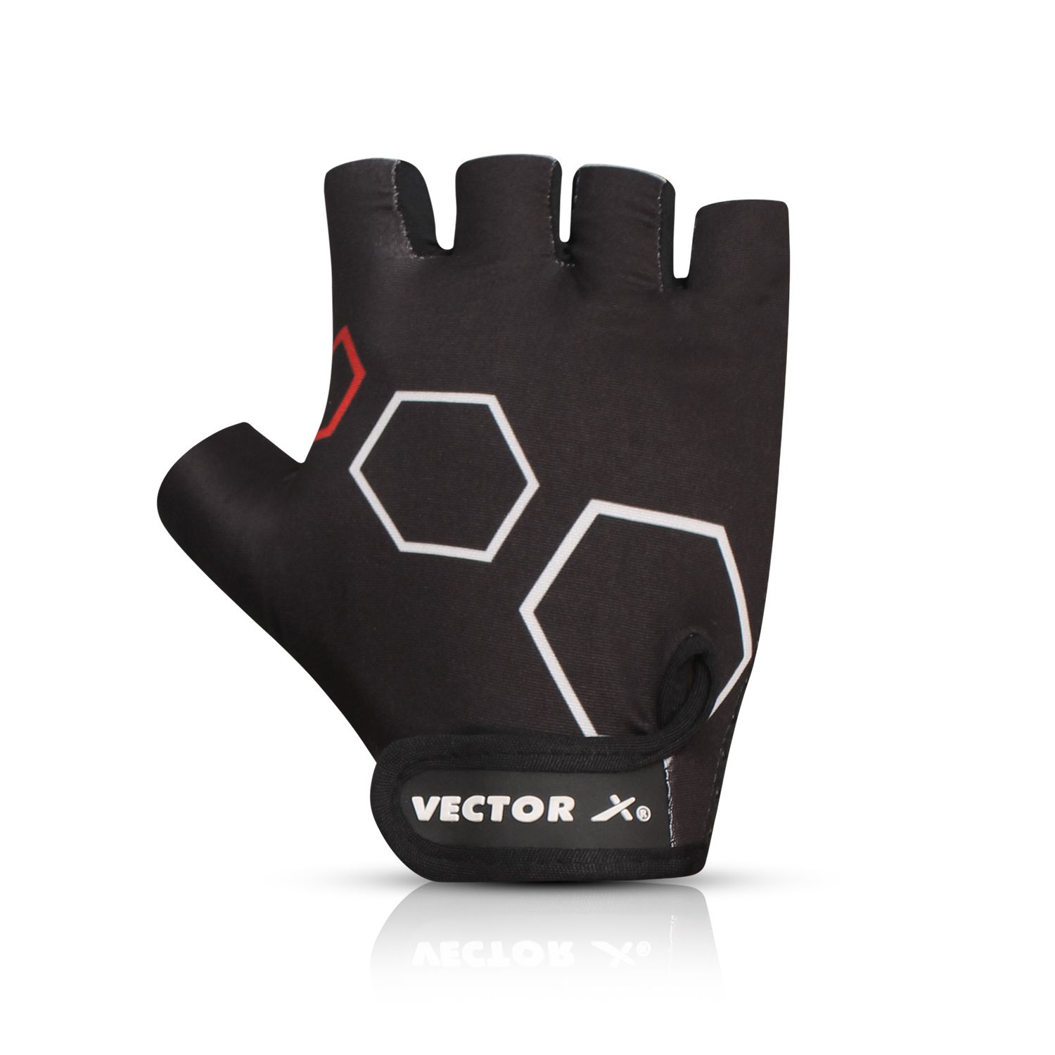     			Vector X Black Gym Gloves