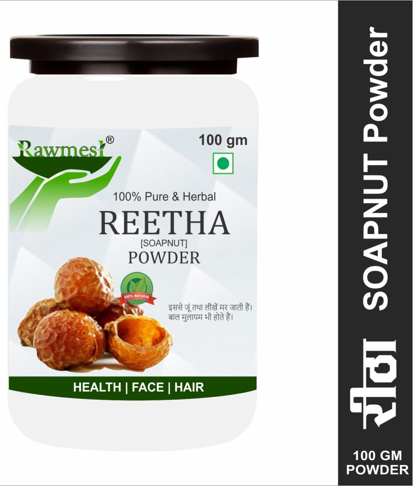     			rawmest Reetha/ Ritha/Soapnut/ Aritha/Kunkudukai Powder 100 gm Pack Of 1