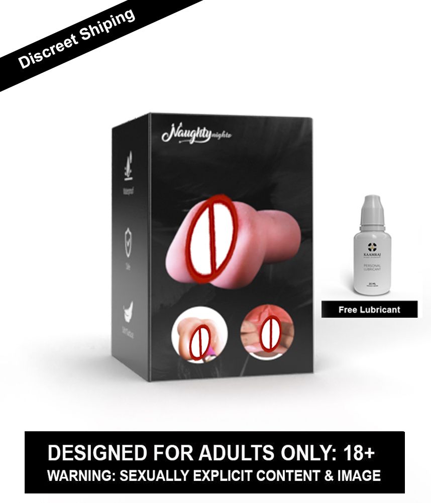     			Naughty Nights Male MasturbatorsPocket Pussy Realistic Stroker Lifelike Vaginal Oral Sex Toys for Man Masturbation (Flesh)