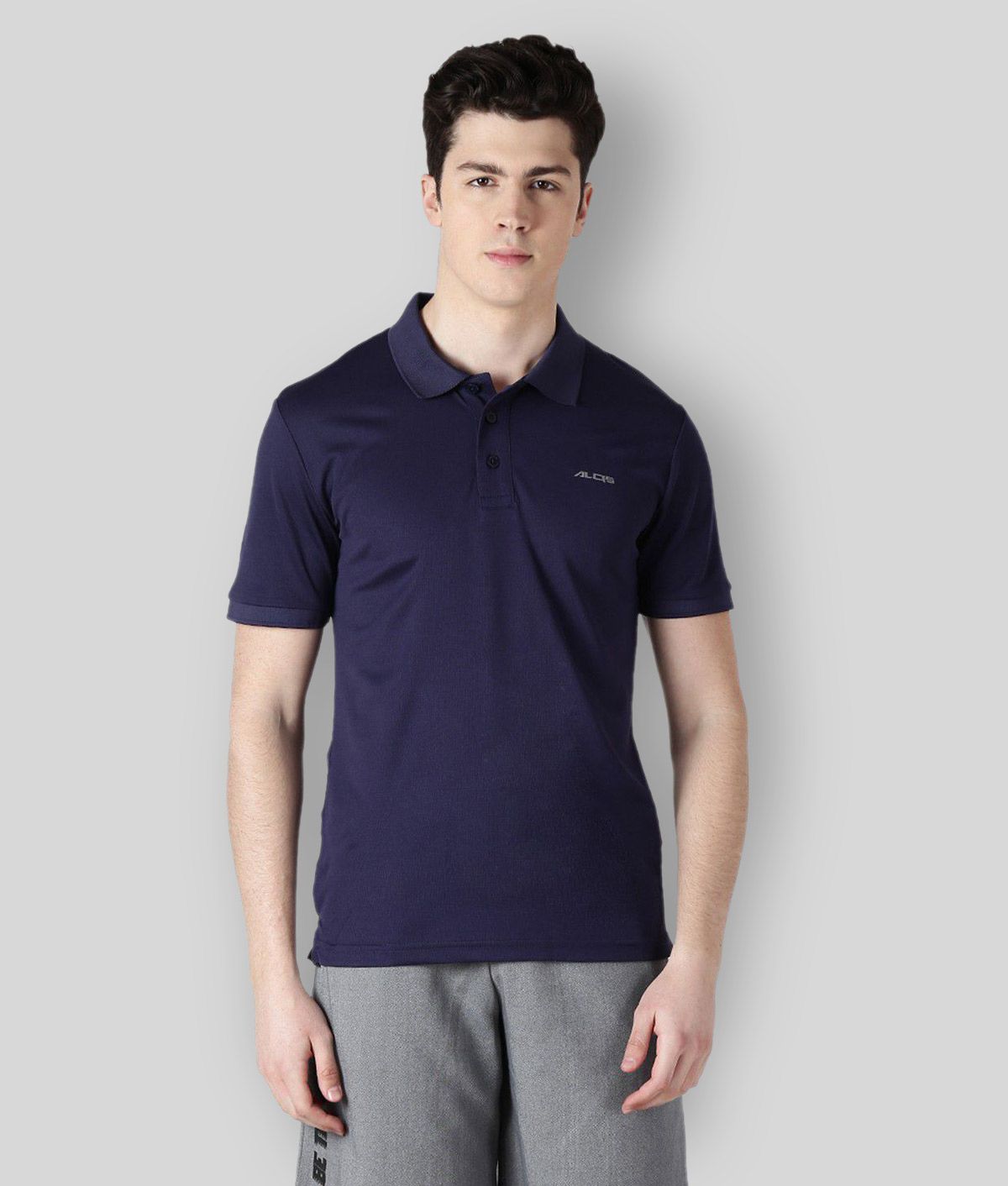     			Alcis - Navy Blue Polyester Regular Fit Men's Sports Polo T-Shirt ( Pack of 1 )