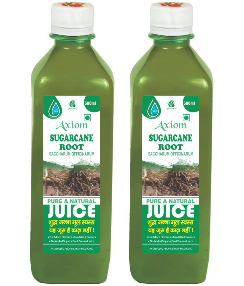     			Axiom Sugarcane Root Juice 500ml (Pack of 2) |100% Natural WHO-GLP,GMP,ISO Certified Product