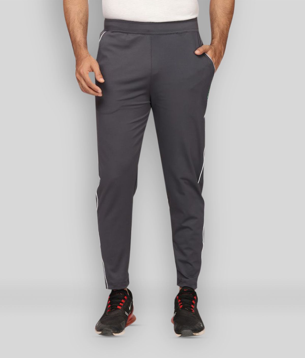    			BULLMER - Dark Grey Polyester Men's Trackpants ( Pack of 1 )