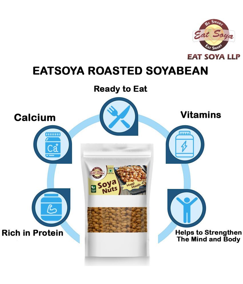EAT SOYA Snacky Nuts 800 g Pack of 4 Buy EAT SOYA Snacky Nuts 800 g