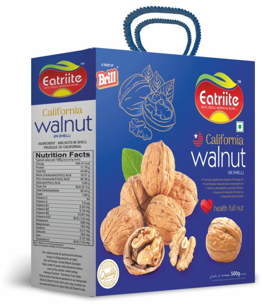     			Eatriite California Inshell Walnuts (500 g)