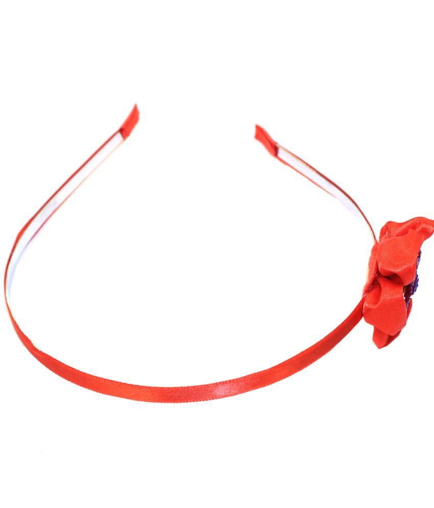     			La Belleza - Red Girls Hair Band ( Pack of 1 )
