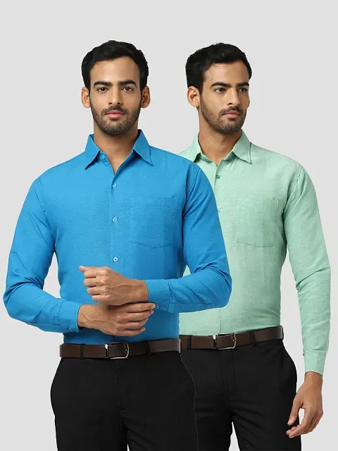Mens formal shirts online combo offers
